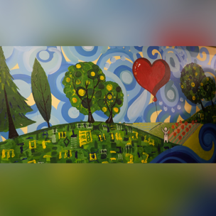 Замість стін — картини: Intellias підтримали перевтілення укриття дитячої лікарні в Харкові